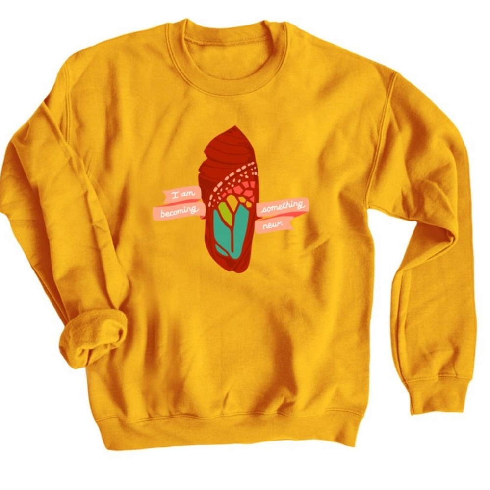 Plus Size Yellow Hoodie